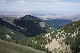 The view back down toward miners basin [thu jul 5 11:52:29 mdt 2018]